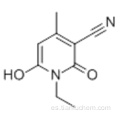 1-etil-6-hidroxi-4-metil-2-oxo-1,2-dihidropiridin-3-carbonitrilo CAS 28141-13-1